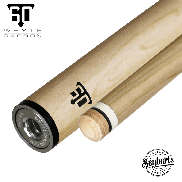 Whyte Carbon Wood Grain Carbon Play Shaft-3/8 x 10 Thread Modified