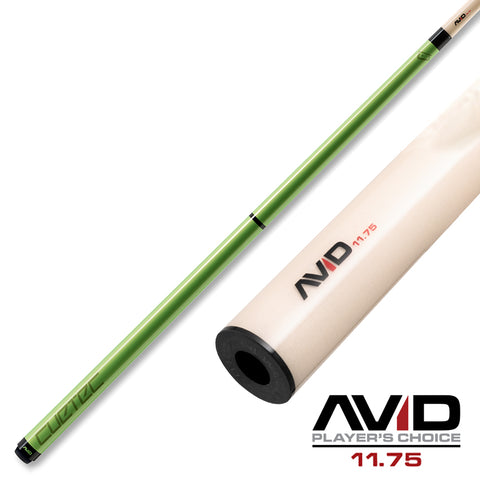 ビリヤードキュー 緑色とベージュ ケース付き AVID Cuetec Cuetec AVID Chroma Currency Pool Cue - 95-395 - Seybert's