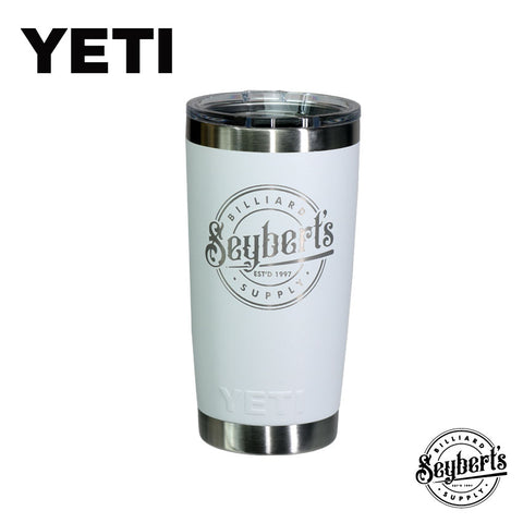 Seyberts Yeti 20 oz Tumbler W/ Magslider Lid White Seybert's