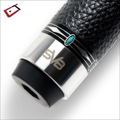 Cuetec SVB シナジー12.5 ウエイトボルト　エクステンション付き Cuetec Cynergy SVB Gen II Black Play Cue with Leather Wrap