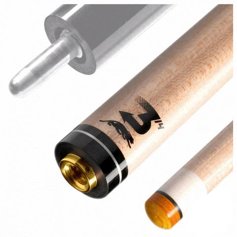 Predator 314-3 Pool Cue Shaft | Uni-Loc Black Collar With Silver