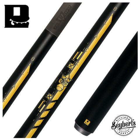 Little Monster Black Egg No Wrap Break/Jump Cue with Carbon Fiber