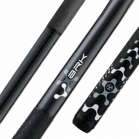 Poison VX BRK Sport Wrap Break Pool Cue - Black and Gray with