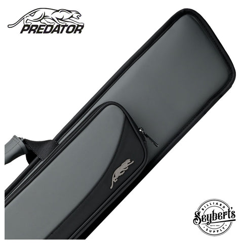 Predator Roadline Gray and Black 4x8 Butterfly Soft Pool Cue Case