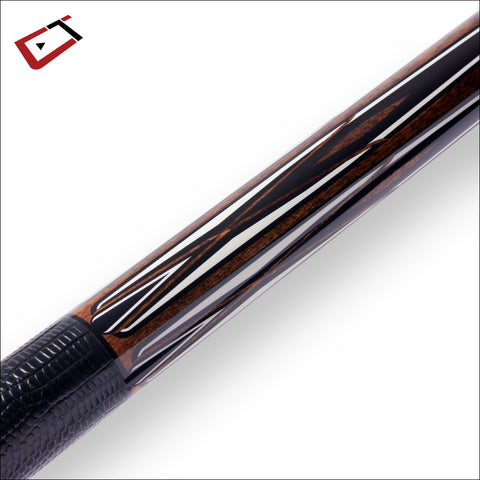 Cuetec Avid Proof Series Brown with Black Lizard Wrap Pool Cue