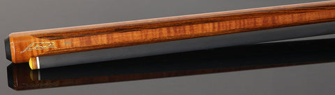 Predator P3 Aura Golden Curly Maple and Bocote No Wrap Pool Cue