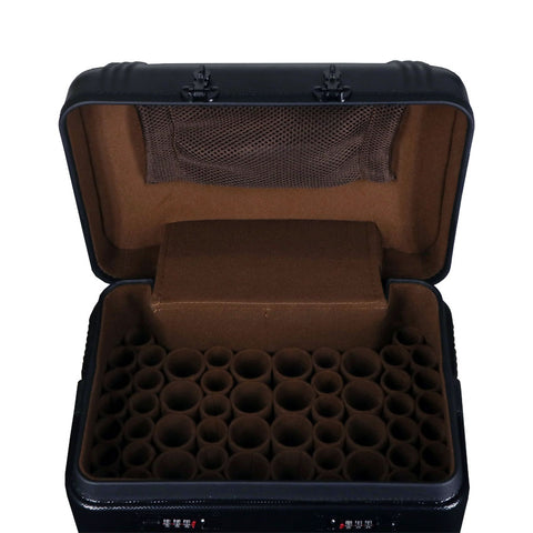 J Flowers Black 20x44 Hard Dealer Rolling Pool Cue Case