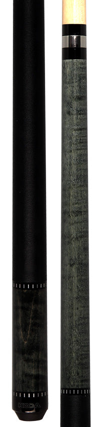 KODA KD36 Pool Cue - Grey Stained Maple with Linen Wrap