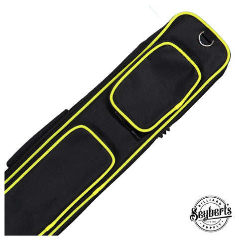 Xcel Butterfly Yellow 3x4 Soft Pool Cue Case - KXS34YW - Seybert's