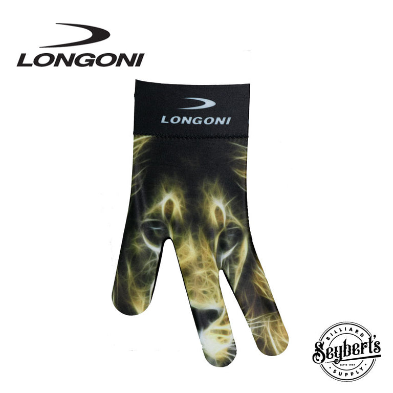 Longoni Left Hand Billiard Glove - Lion