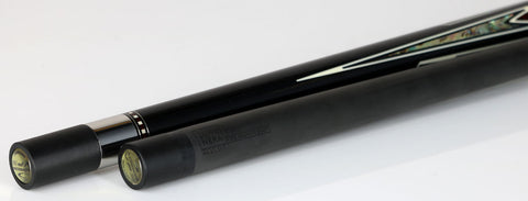 Longoni Stecca Nirvana 2 Black Nox Pool Cue with Luna Nera