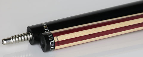 Cuelees Ebony and Curly Maple Break Cue - LS-BK01 - Seybert's