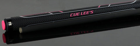 Cuelee's Metallic Pink Break Cue with Sport Grip - LS-BK04