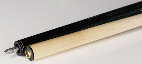 Pechauer Limited Edition Ebony with Malachite and Abalone Points