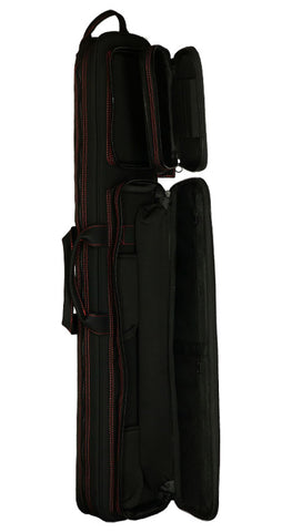 Jacoby Silver Fox 2.0 Butterfly Red 4x8 Soft Pool Cue Case