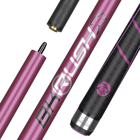 新品 PREDATOR BK Rushプレデター　パープル限定　スポーツグリップ Predator BK RUSH Sport Wrap Break Cue - Pink and Silver