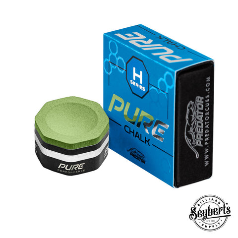 Predator Pure Chalk 1 pc. Hard - Seybert's Billiards Supply