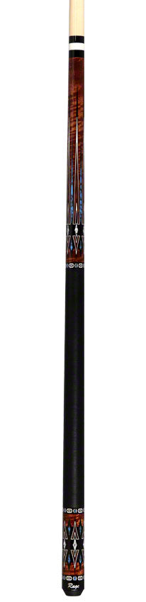 Rage RG220 12 Point Graphic Brown/ Turquoise  Pool Cue