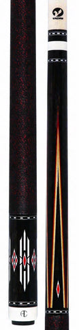 Ariel Carmeli by Viking Diamond Series Red Diamond Pool Cue with