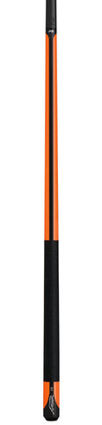 Predator P3 Flare Orange Pool Cue with Luxe Leather Wrap - Uniloc