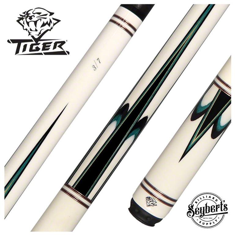 Tiger WT-1LD Limited Edition White Tiger Pool Cue  W/ Fortis LD Carbon Fiber Shaft And A Tiger 1x1 Case