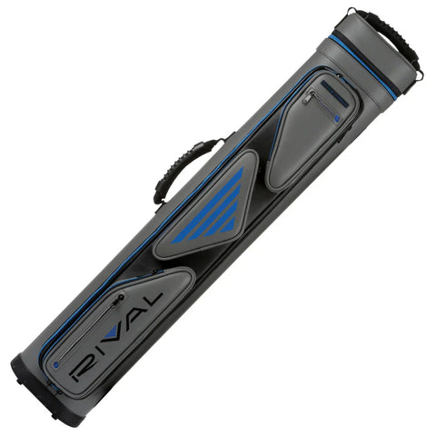 Lucasi Hybrid Rival Grey and Blue 4x8 Pool Cue Case - PXC2048