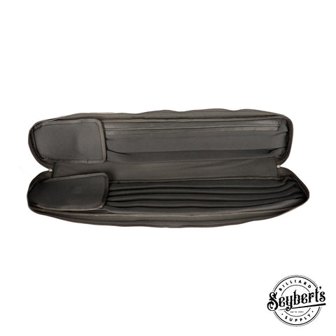 Holly Butterfly Stitched Turquoise 3x5 Pool Cue Case - BTF35T