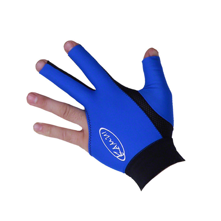 Kamui Blue Pool Billiard Glove - Left Hand