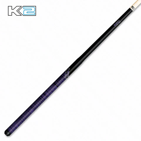 K2 Black with Purple Curly Maple 6 in 1 No Wrap Break/Jump Pool