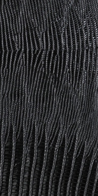 Embossed Leather: Black Lizard