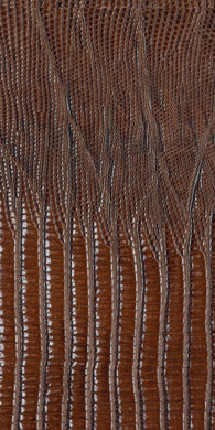 Embossed Leather: Brown Lizard