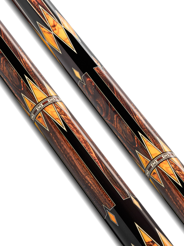 EVO MEG Ember Fang No Wrap Pool Cue - Seybert's Billiards Supply
