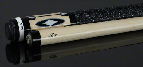 Joss Red Stained Incredibly Figured Wood Pool Cue Stick