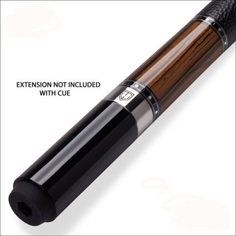 ビリヤード Cuetec truewood gen 2 Cuetec Cynergy Truewood Ebony II Leather Wrap Pool Cue - 95-104LTW