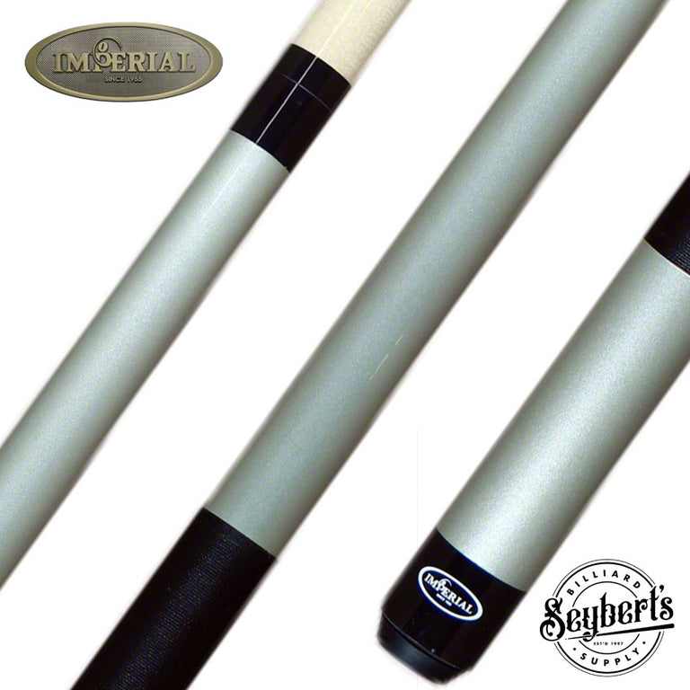 Imperial Premier Grey Pool Cue with Linen Wrap