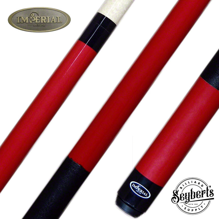 Imperial Premier Red Pool Cue with Linen Wrap