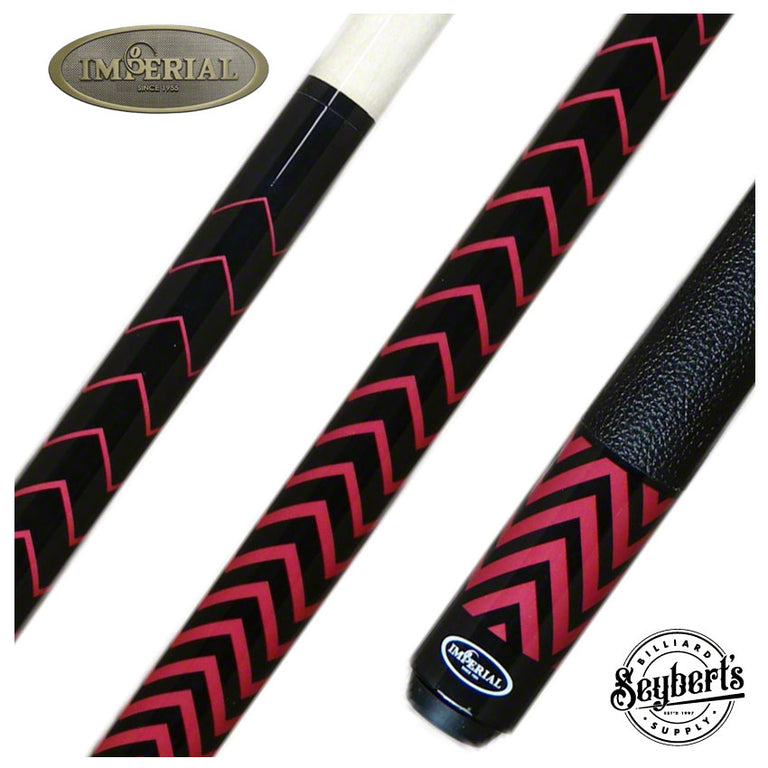 Imperial Chevron Pink Pool Cue