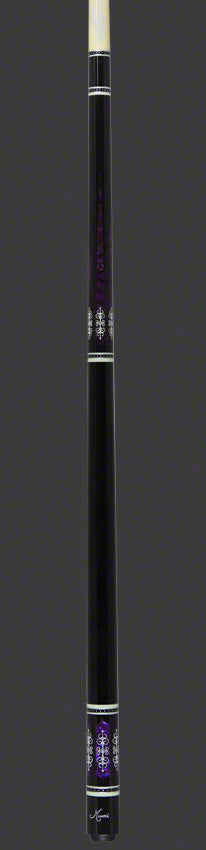 Meucci 21st Century #3 Cue - Black - Purple Pearl - Black Wrap - Pro Shaft