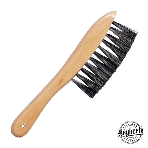 Pool Table Cleaners- 10 1/2 Horse Hair Wooden Pool Table Brush - Seybert's  Billiards Supply