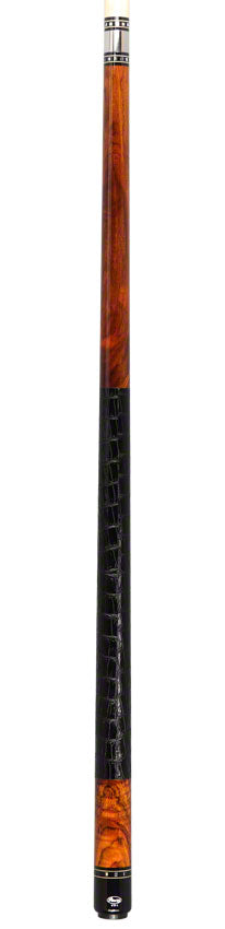 Viking B3972 Cocobolo Play Cue With Crocodile Leather Wrap