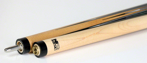 K2 KL180 8 Point Natural/Green/Black Graphic Pool Cue with 12.50mm