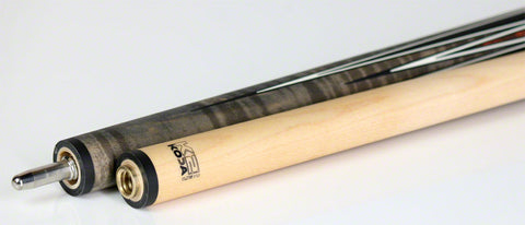 K2 KL182 8 Point Matte Grey Snake Graphic Pool Cue with 11.75mm LD