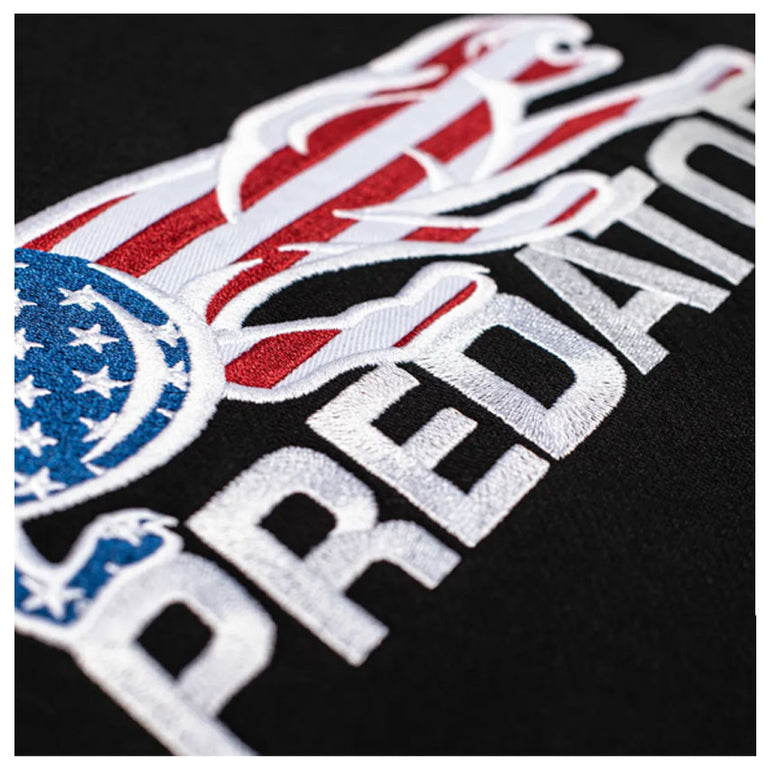 Predator Black W/ USA Logo Hoodie