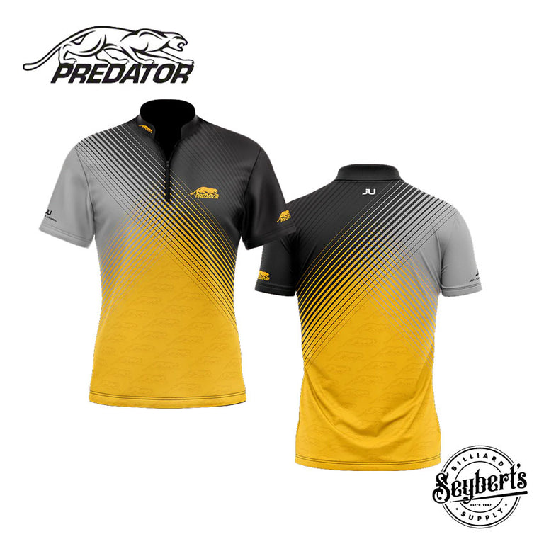 Predator Fusion Yellow Sports Collar Jersey