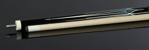 Dufferin D355 Black Turquoise Pool Cue