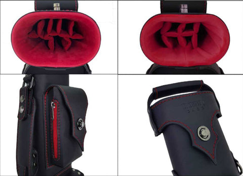 HOLLY BTF35-R ビリヤードキューケース Holly Spectrum Stitched RubyPool Cue Case - HSR (DIS) - Seybert's