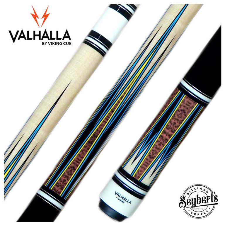 Valhalla Series VA931 6 Point Veneer Graphic Pool Cue