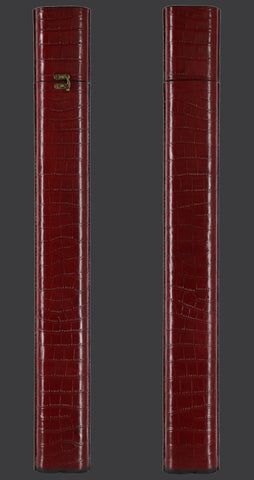 Volturi Fellini Style 2x2 Custom Cue Case - Burgundy