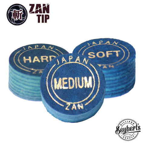 Zan Tip Premium 14mm Pool Cue Tips Japan Zan Tip Standard