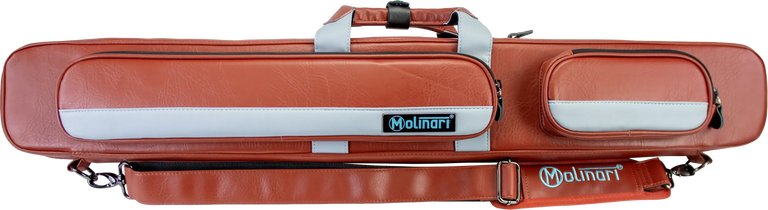 Molinari Flat Butterfly 2x4 Soft Case - Brown / Light Blue